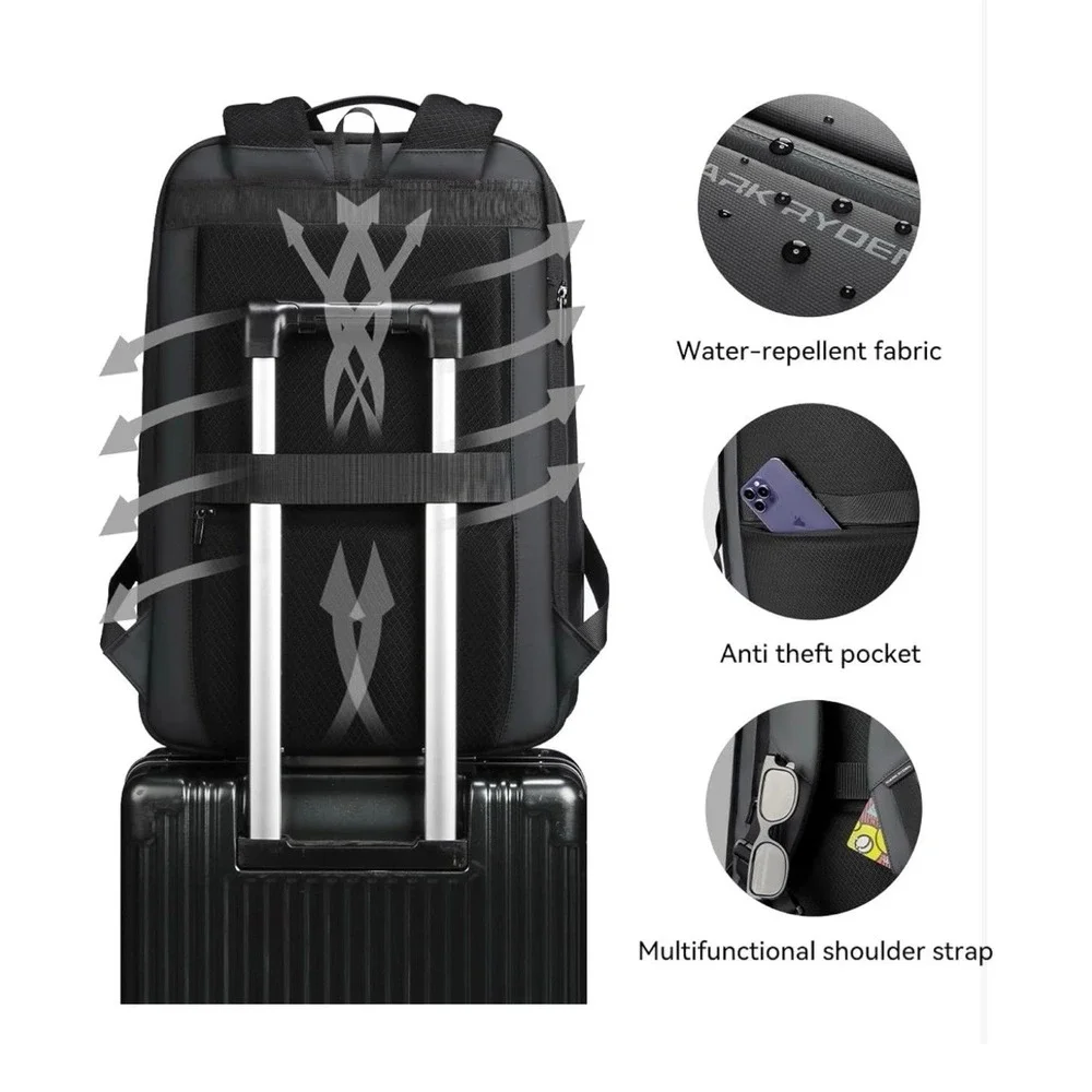 Laptop Backpack Fits 15.6 Inch, Waterproof Expandable